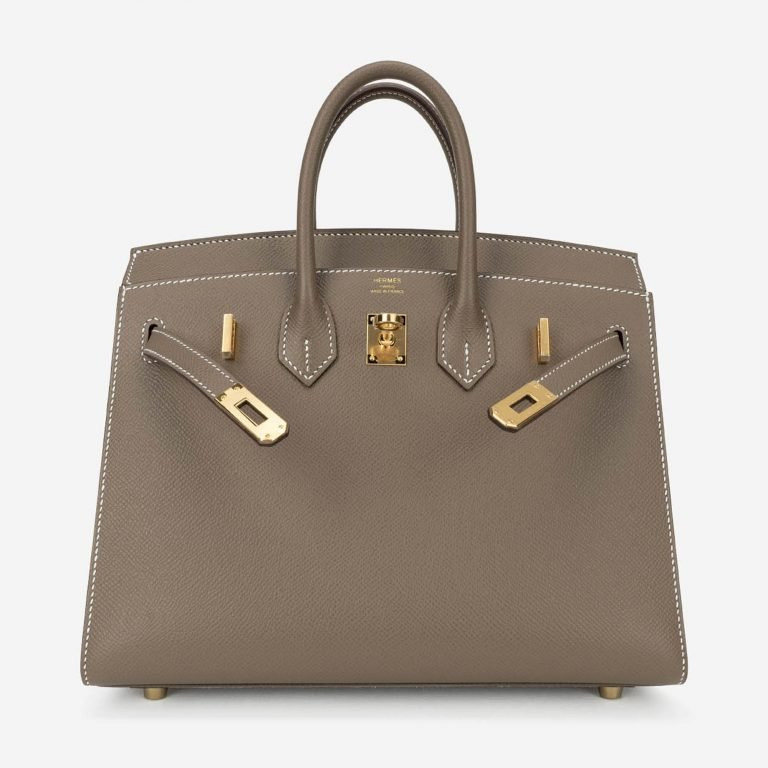 Сумка Hermes Birkin 25 Sellier Epsom Etoupe