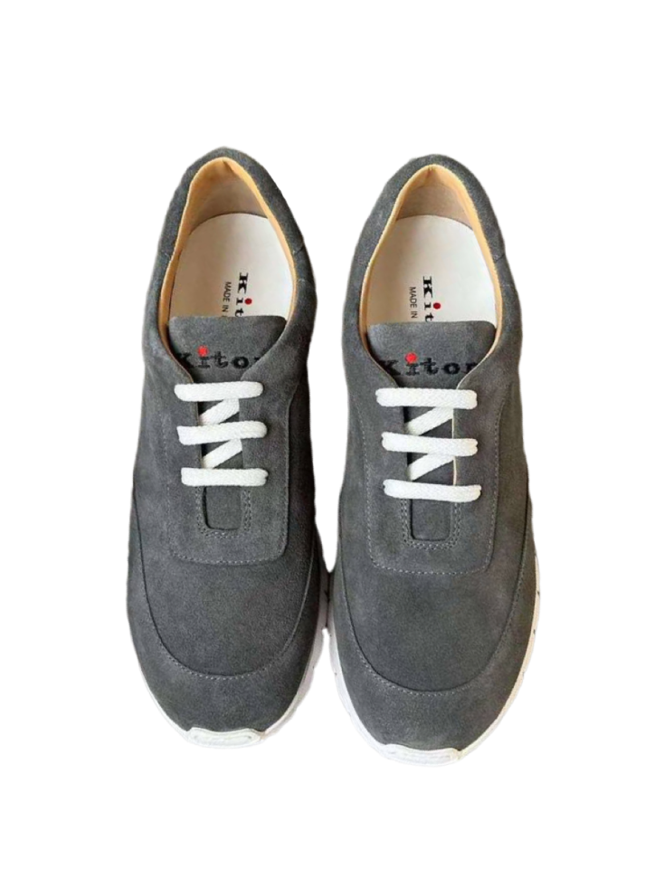 Kiton Замшевые кроссовки
