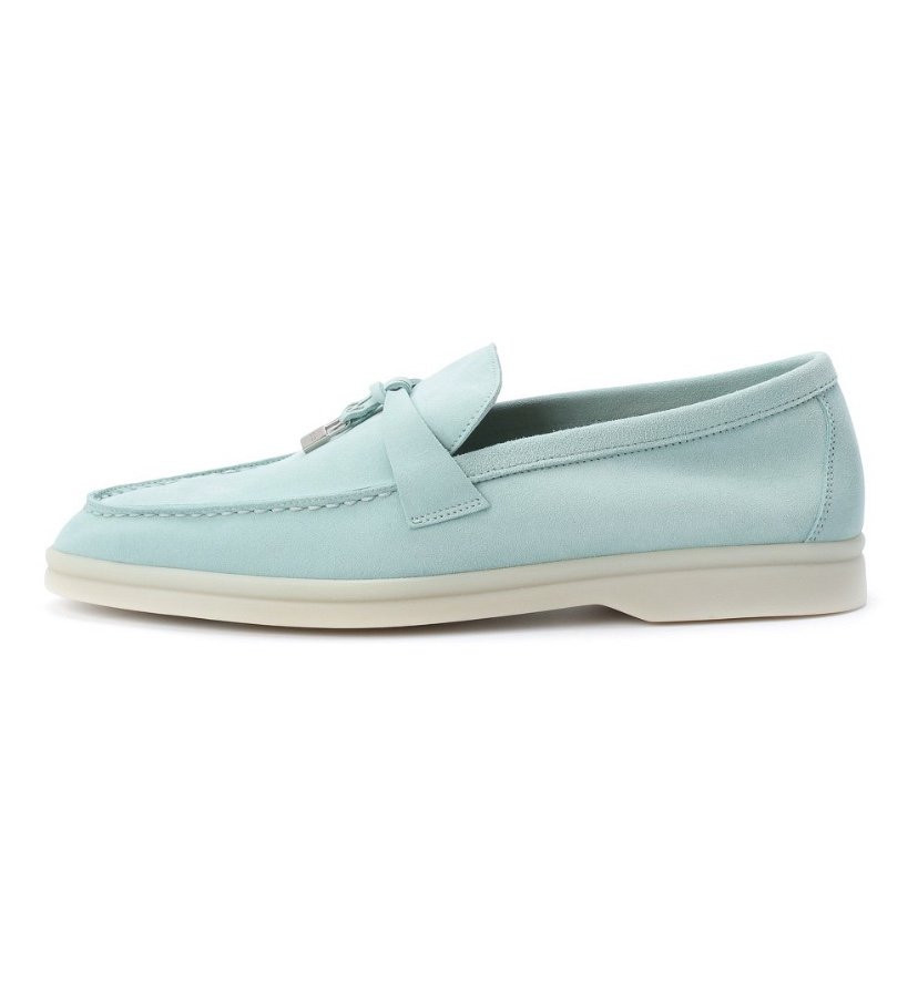 Loro Piana Замшевые лоферы Summer Charms Walk