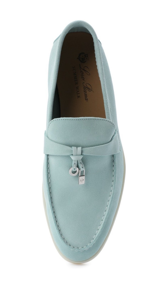 Loro Piana Замшевые лоферы Summer Charms Walk