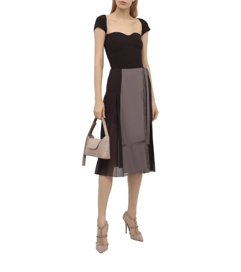 Кожаные туфли Valentino Rockstud