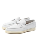 Loro Piana Замшевые лоферы Summer Charms Walk