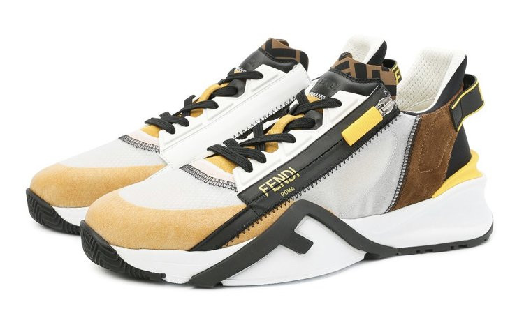 Fendi Комбинированные кроссовки
