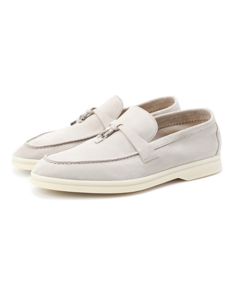Loro Piana Замшевые лоферы Summer Charms Walk