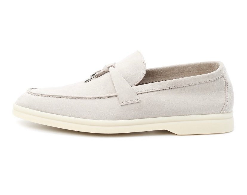 Loro Piana Замшевые лоферы Summer Charms Walk