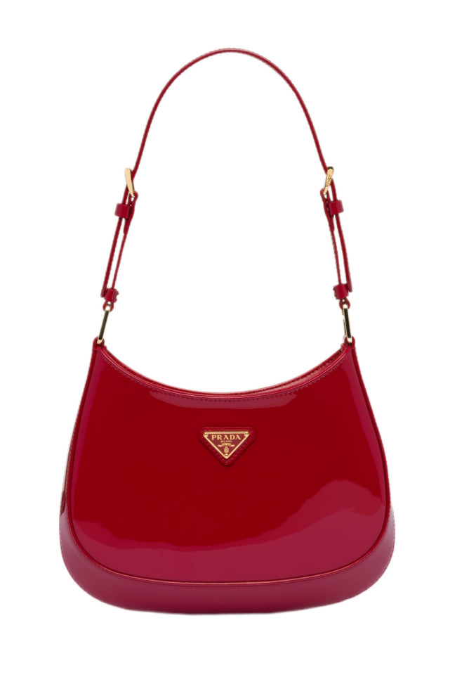 Сумка Prada Cleo из лакированной кожи
