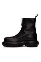 Кожаные ботильоны Jil Sander на молнии