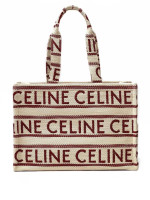 Сумка-тоут Celine с логотипом в полоску
