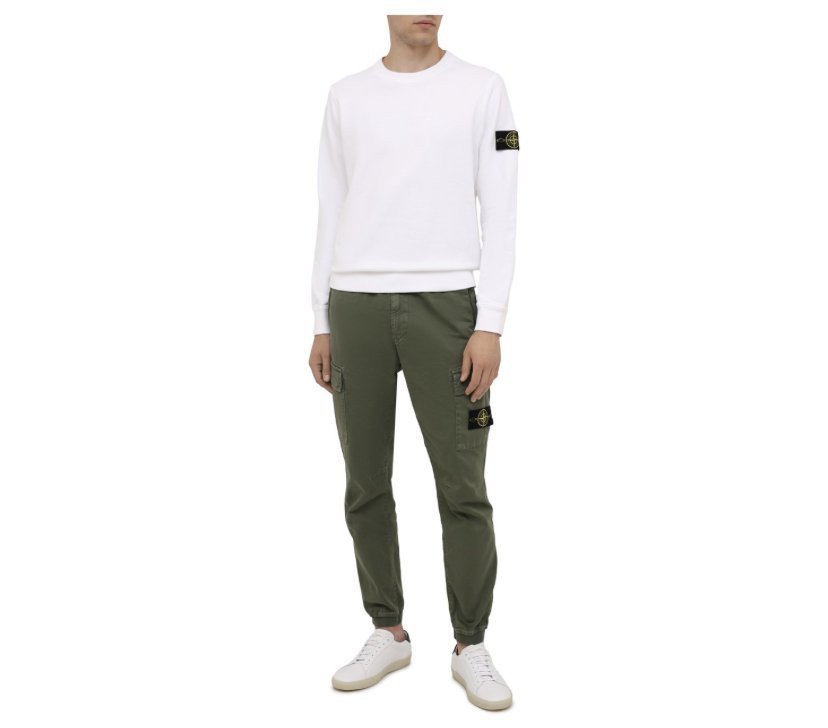 Хлопковый свитшот STONE ISLAND