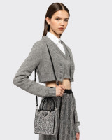 Мини-сумка Prada Duchess с кристаллами