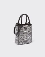 Мини-сумка Prada Duchess с кристаллами