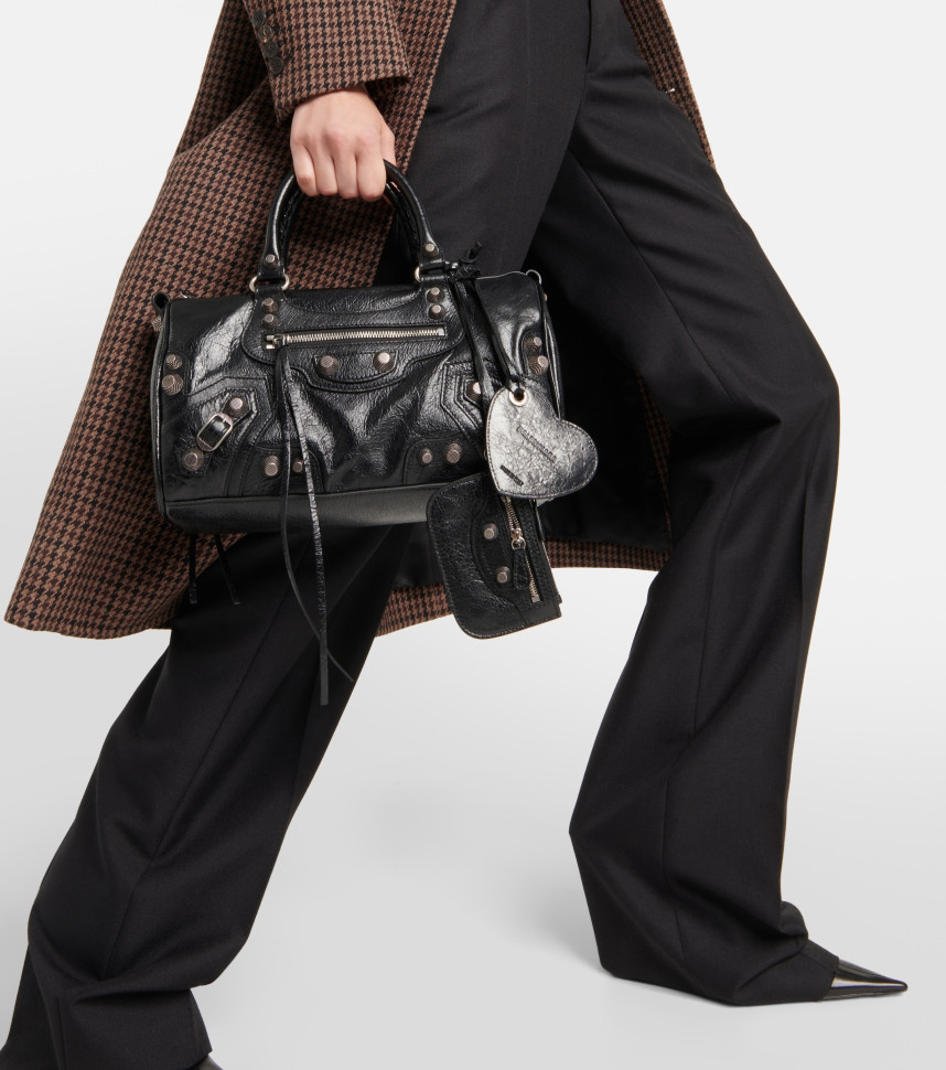 Кожаная сумка Balenciaga Neo Cagole