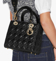 СУМКА Dior LADY DIOR, МОДЕЛЬ СРЕДНЕГО ФОРМАТА