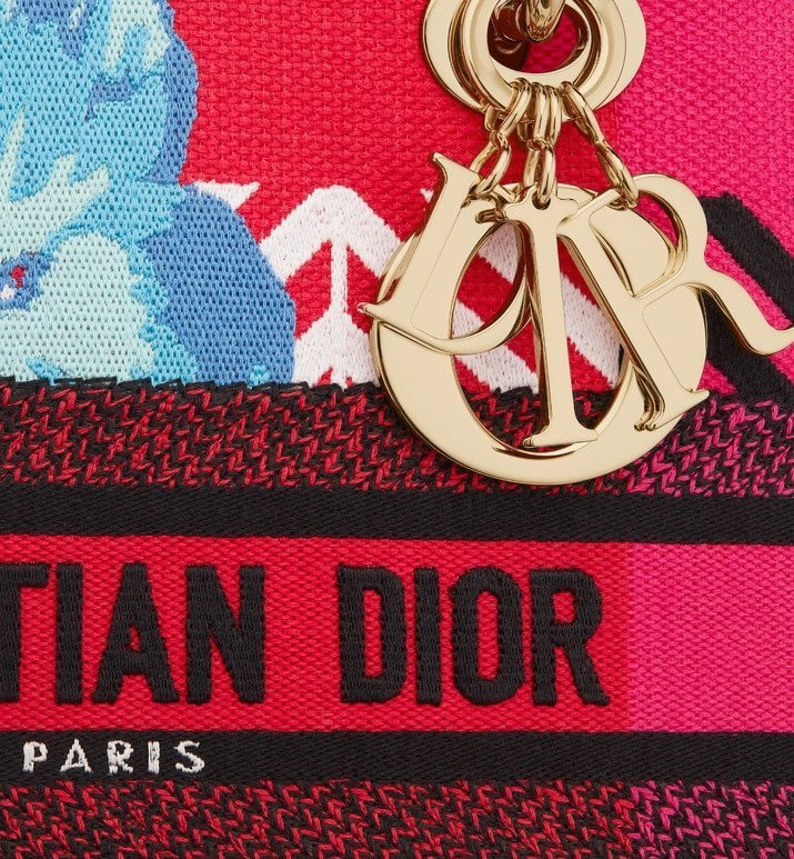 СУМКА Dior LADY D-LITE, МОДЕЛЬ СРЕДНЕГО ФОРМАТА