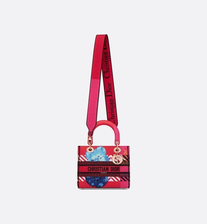 СУМКА Dior LADY D-LITE, МОДЕЛЬ СРЕДНЕГО ФОРМАТА