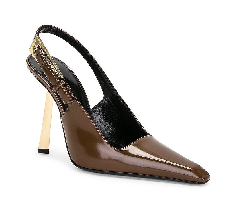 Saint Laurent Лакированные туфли Lee 110