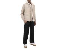 Дутый жилет Brunello Cucinelli с капюшоном