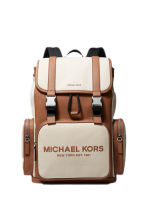 Двухцветный холщовый рюкзак MICHAEL KORS Cooper