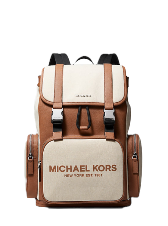 Двухцветный холщовый рюкзак MICHAEL KORS Cooper