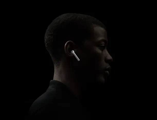 Наушники Apple AirPods 2 (Wireless Charging Case), с беспроводным зарядным кейсом