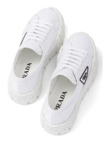 Prada Кеды Double Wheel на массивной подошве
