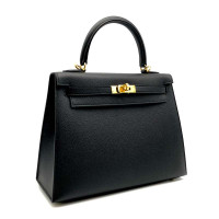 Сумка Hermes Kelly 25cm Black Epsom Leather Gold Hardware