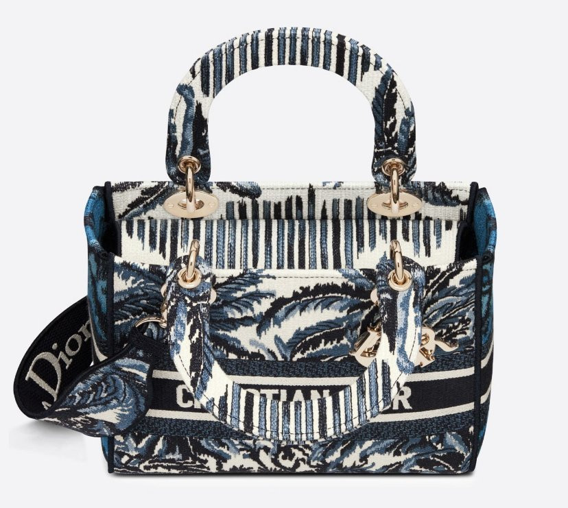 СУМКА Dior LADY D-LITE, МОДЕЛЬ СРЕДНЕГО ФОРМАТА