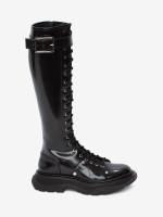Женские ботинки Alexander McQueen Tread Slick Knee-high