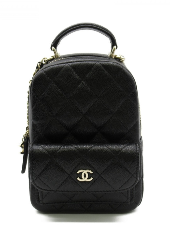 Сумка-рюкзак Chanel Mini Caviar Skin