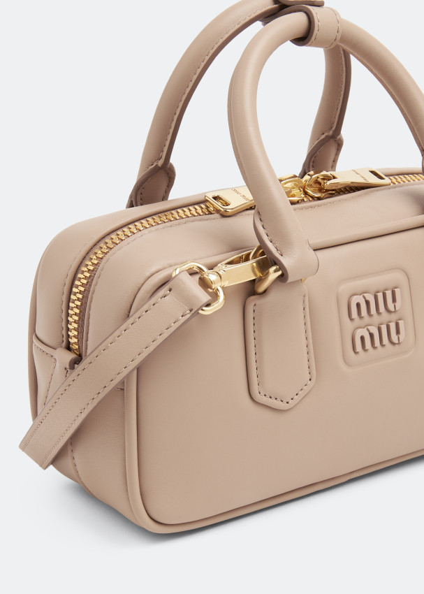 Кожаная сумка Miu Miu Arcadie