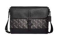 Сумка COACH Hudson Messenger с принтом лошади и кареты
