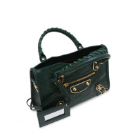 Сумка-мини Balenciaga Metallic Edge с тиснением под крокодила