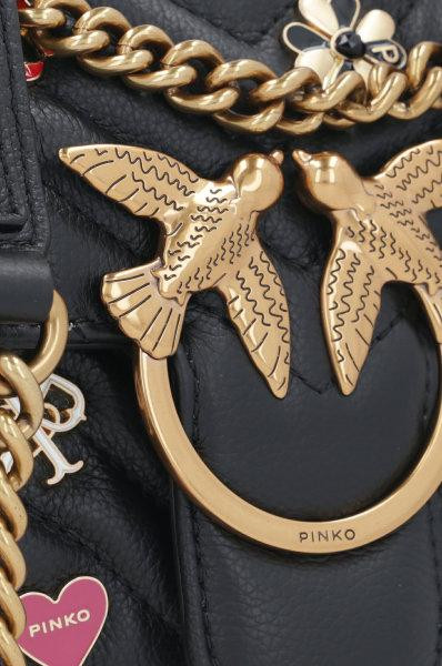 Сумка Pinko Mini Love Bag Puff V Quilt со значками