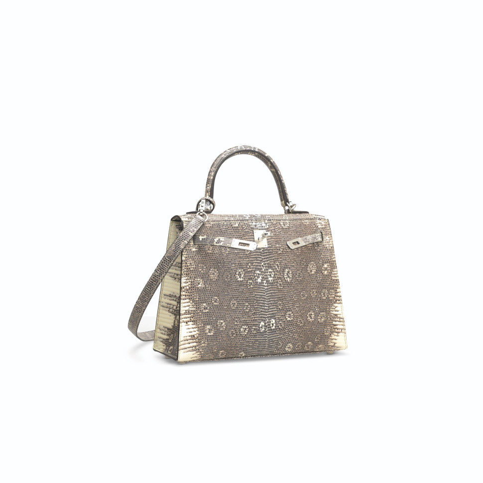 СУМКА Hermes KELLY 25 БЛЕСТЯЩИЙ OMBR? SALVATOR LIZARD