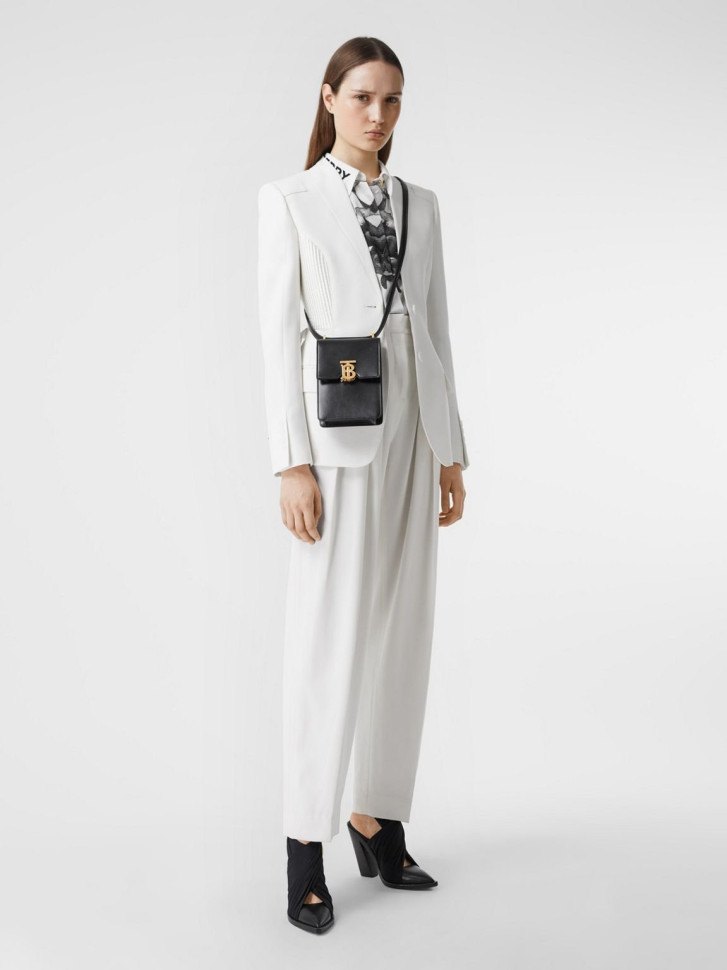 Кожаная сумка Burberry Robin