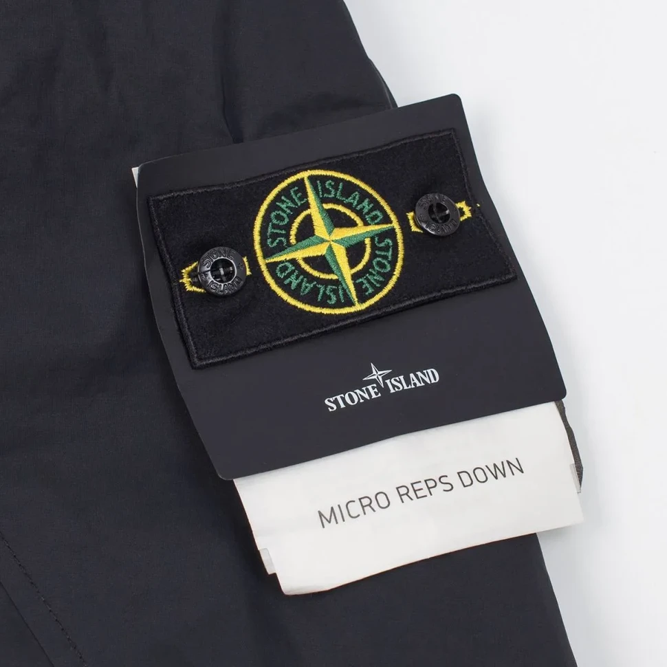 Короткий пуховик STONE ISLAND Micro Reps