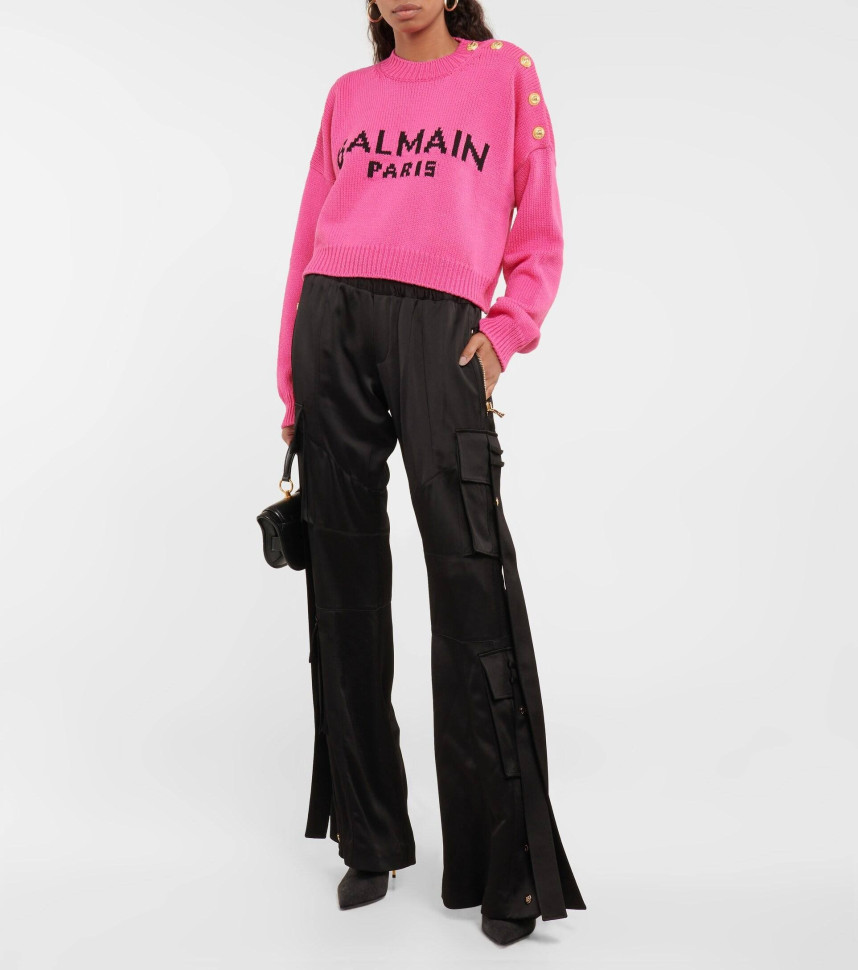 Джинсовые ботильоны Balmain SKYE