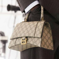 Сумка Gucci X Balenciaga Hourglass Hacker Aria Supreme Canvas