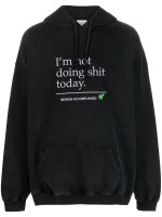 Худи VETEMENTS с принтом