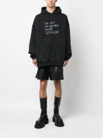 Худи VETEMENTS с принтом