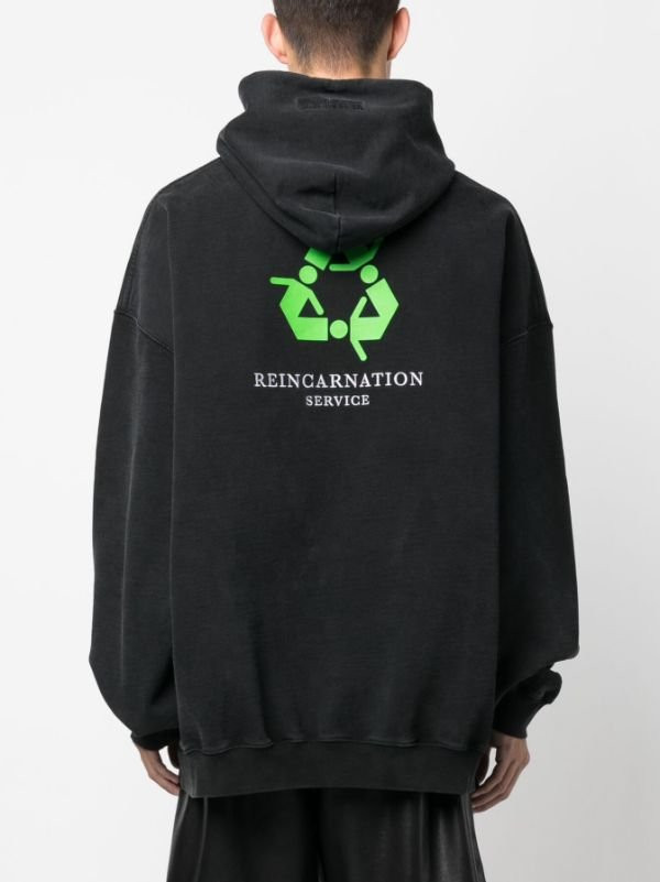 Худи VETEMENTS с принтом