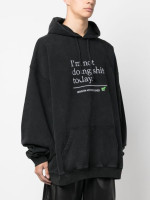 Худи VETEMENTS с принтом