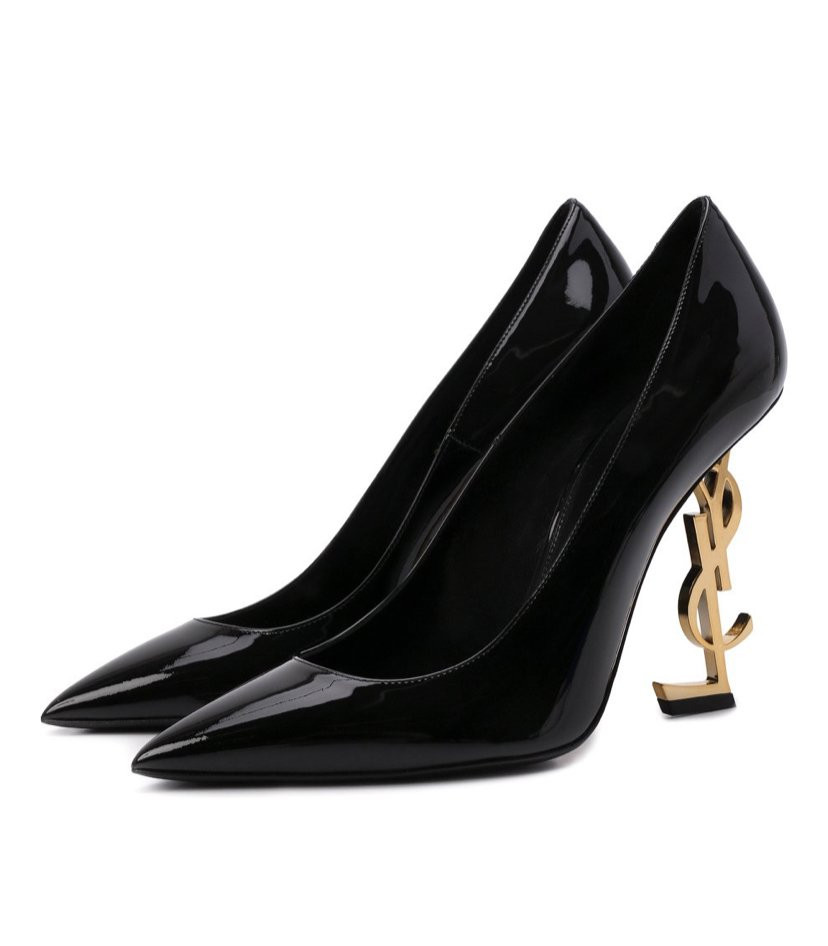 Лаковые туфли SAINT LAURENT Opyum