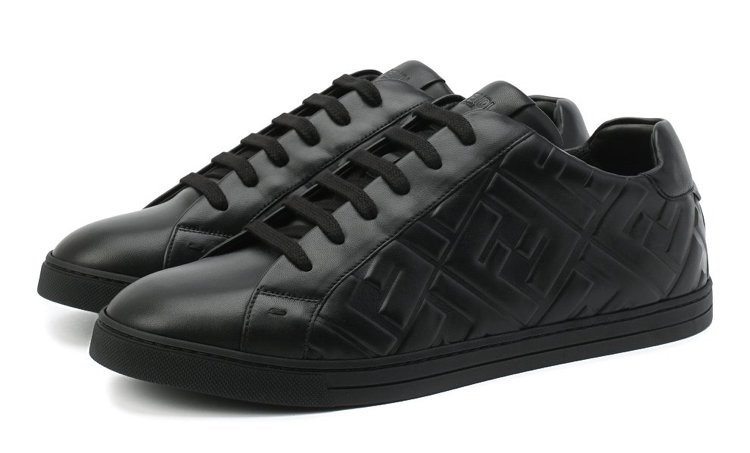 Fendi Кожаные кеды