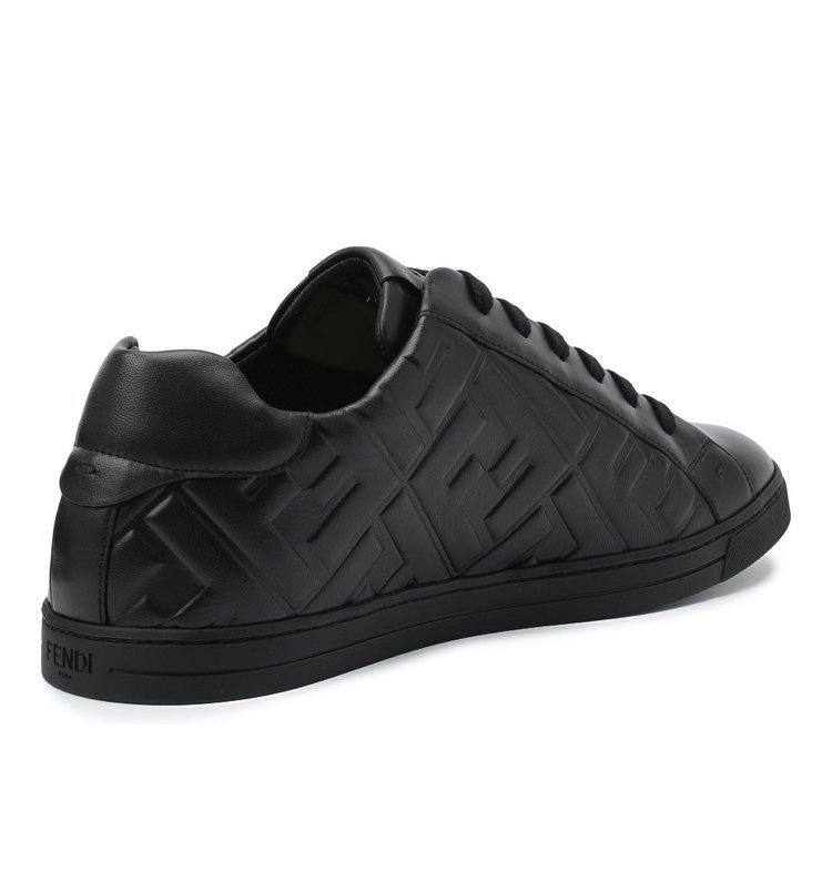 Fendi Кожаные кеды