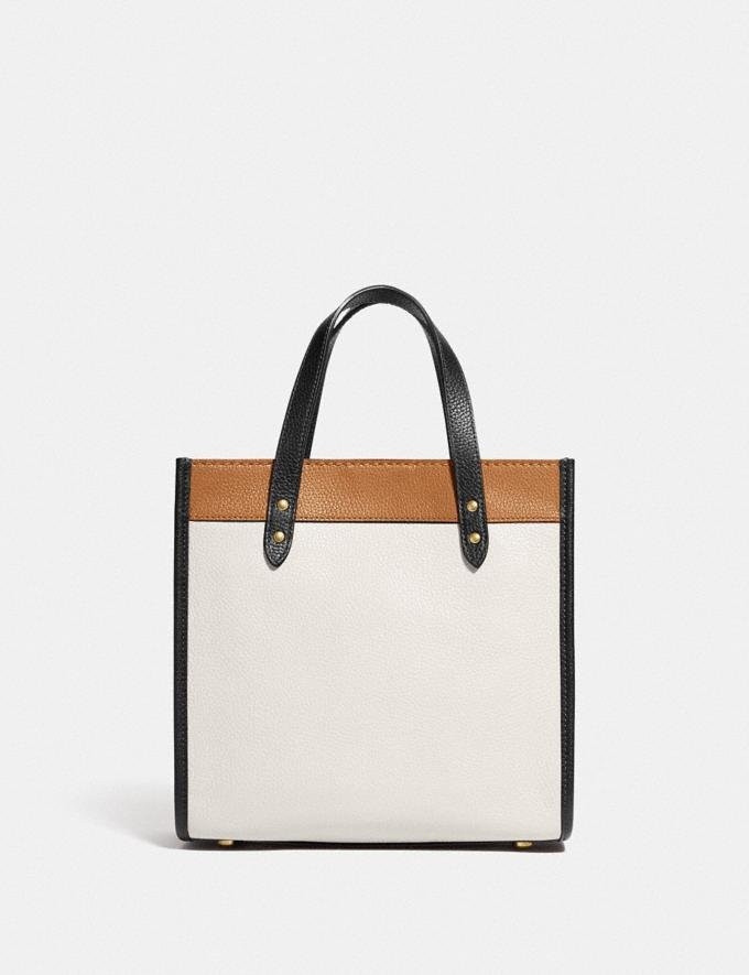 Сумка-тоут COACH Field 22 в стиле колор-блок