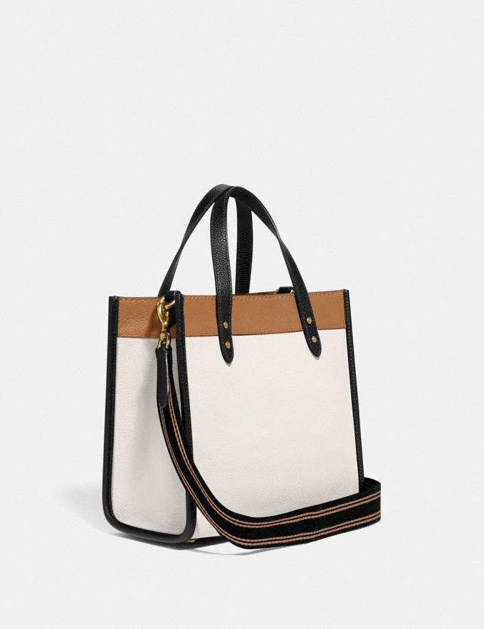 Сумка-тоут COACH Field 22 в стиле колор-блок