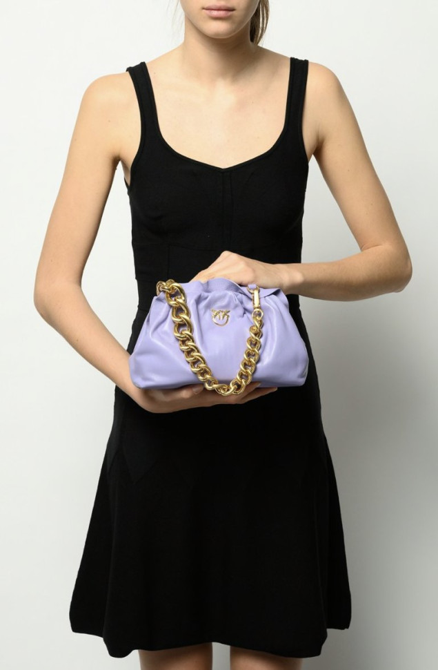 КЛАТЧ Pinko MINI CHAIN CLUTCH BAG FRAIMED