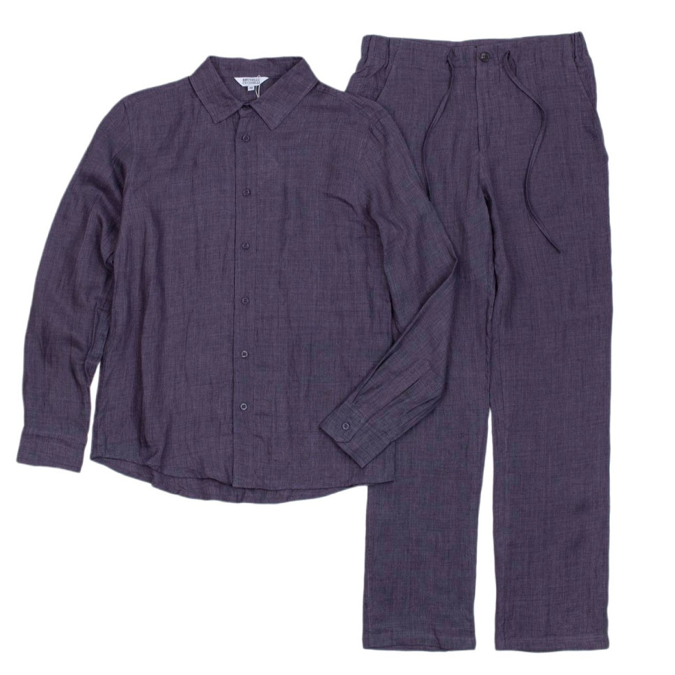 Льняной костюм Brunello Cucinelli