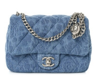 Джинсовая сумка Chanel CAMELLIA